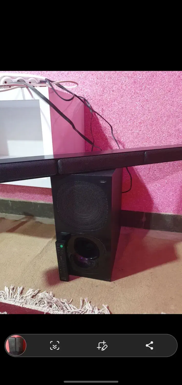 ساندبار سونی HT s40r|سیستم صوتی خانگی|اهواز, نیوساید|دیوار