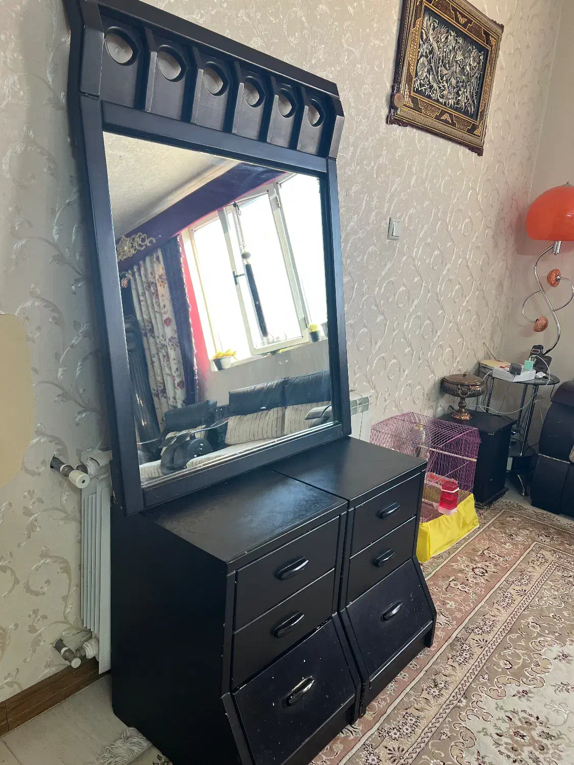 آیینه و دراور|آینه|یزد, |دیوار