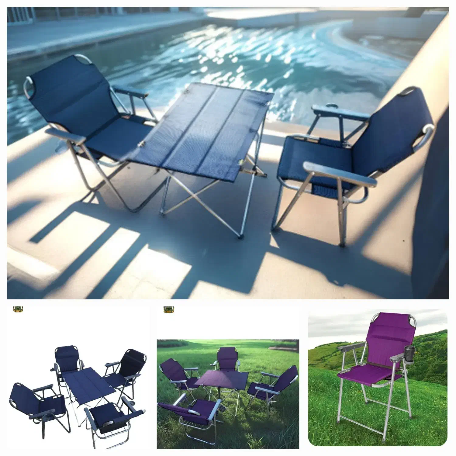 مرکز تخصصی میز و صندلی ساحلی تحمل وزن ۱۸۰ کیلو|کوهنوردی و کمپینگ|قم, شاه ابراهیم|دیوار