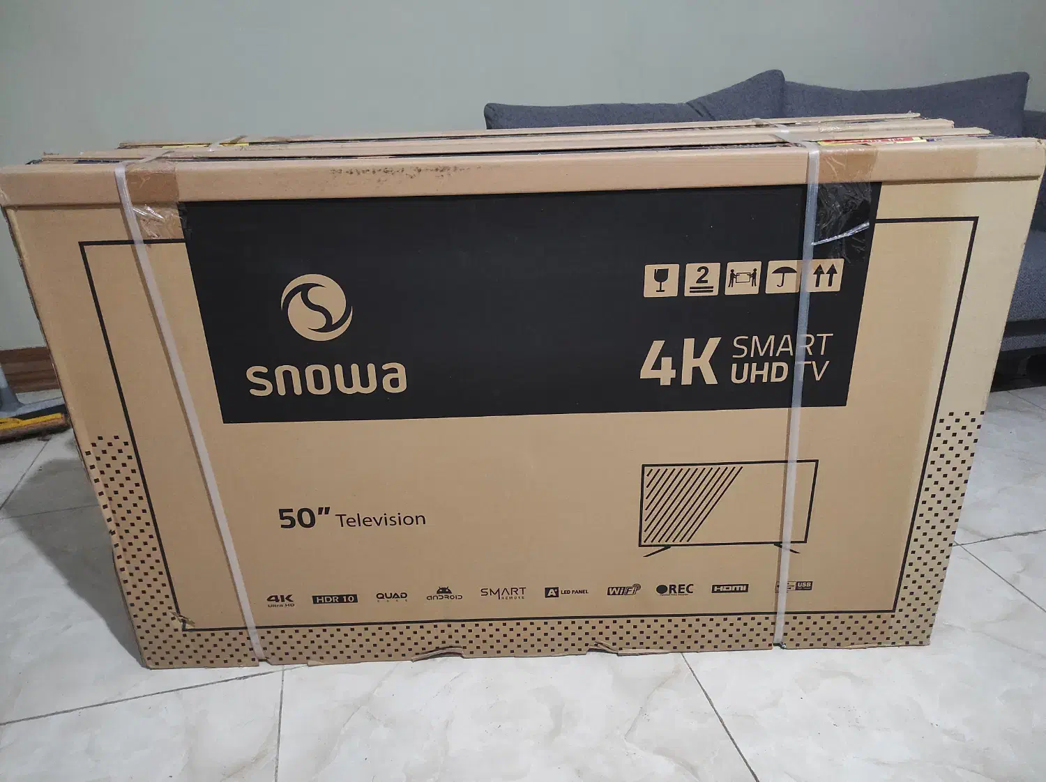 تلویزیون هوشمند ۵۰ اینچ اسنوا مدل LED50SA620U|تلویزیون و پروژکتور|آمل, |دیوار