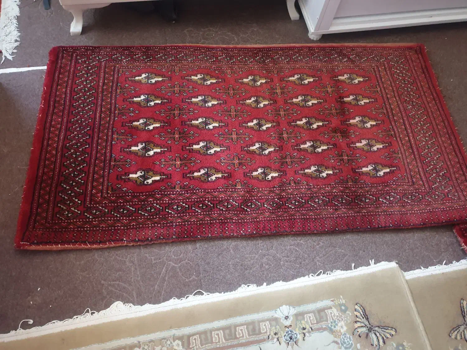 دو عددزیر پایی دستباف|فرش|ارومیه, |دیوار