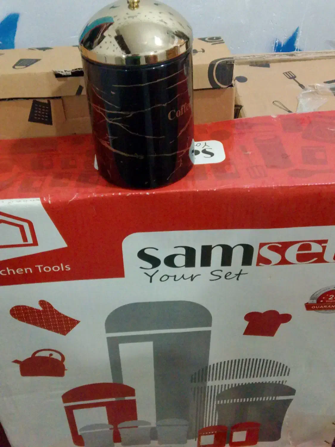 اورانوس طلایی مشکی|ظروف سرو و پذیرایی|مشهد, خواجه ربیع|دیوار