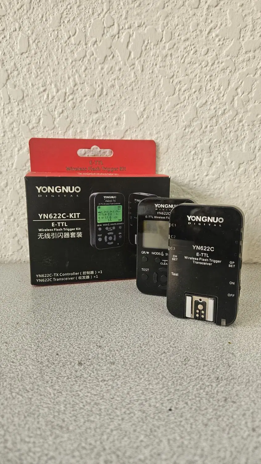 رادیو فلاش تریگر یانگنو YN622C-KIT I-TTL for Canon|دوربین عکاسی و فیلمبرداری|تهران, اکباتان|دیوار