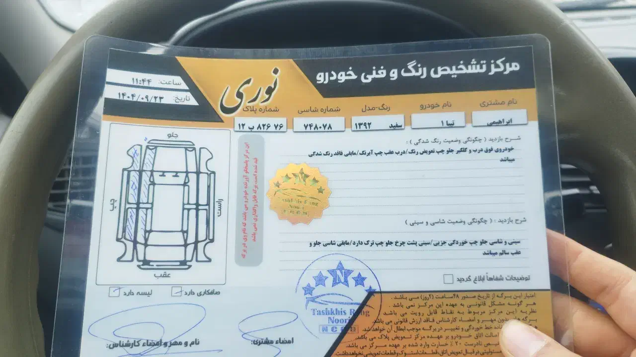 تیبا1 مدل93|خودرو سواری و وانت|لاهیجان, حزین|دیوار