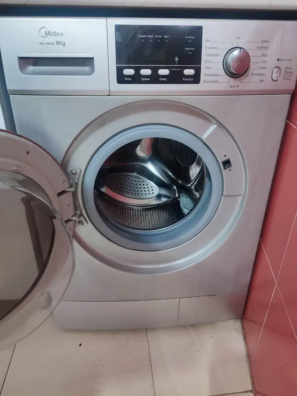 ماشین لباسشویی مدیا سالم وتمیز درحدنوفروش فوری|ماشین لباسشویی و خشککن لباس|لنگرود, |دیوار