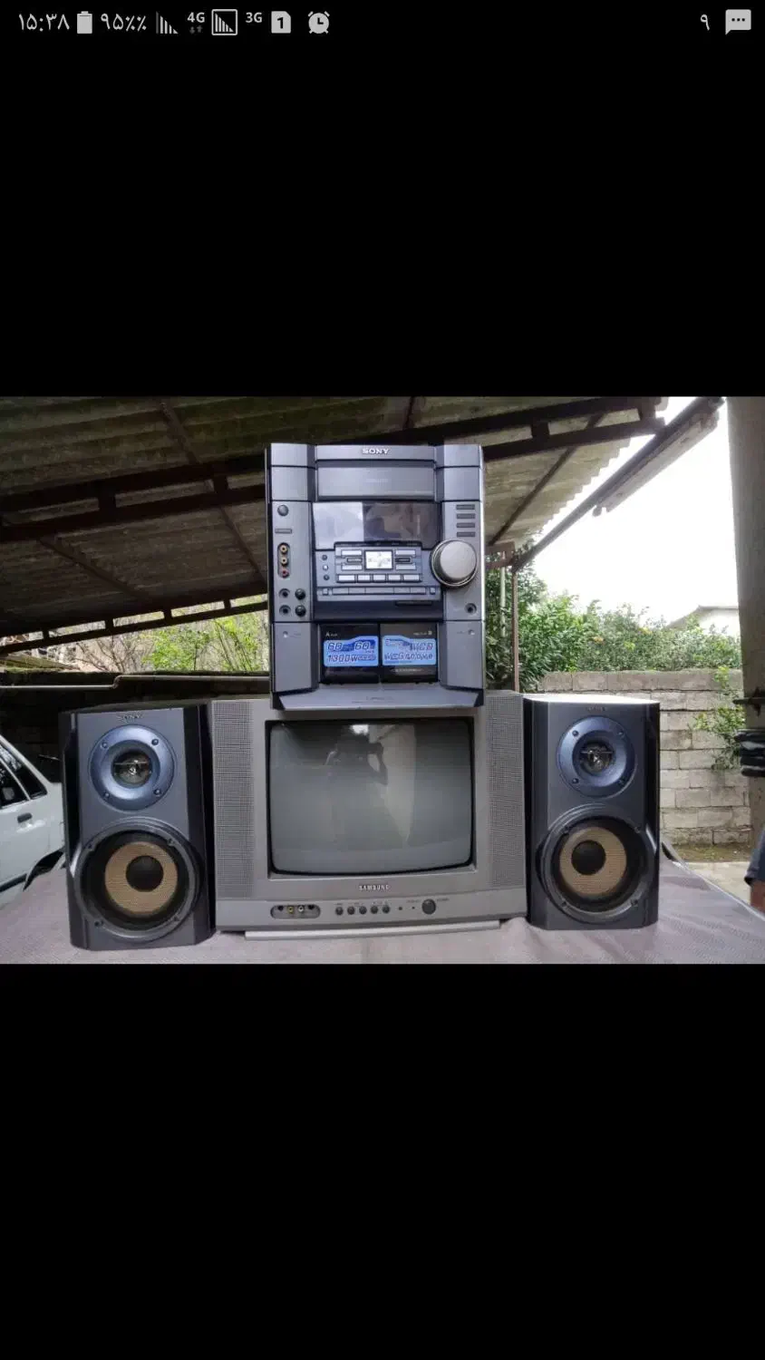 یکدستگاه تلویزیون رنگی 14وپخش سونی وبلندگو وپایه|تلویزیون و پروژکتور|آمل, |دیوار