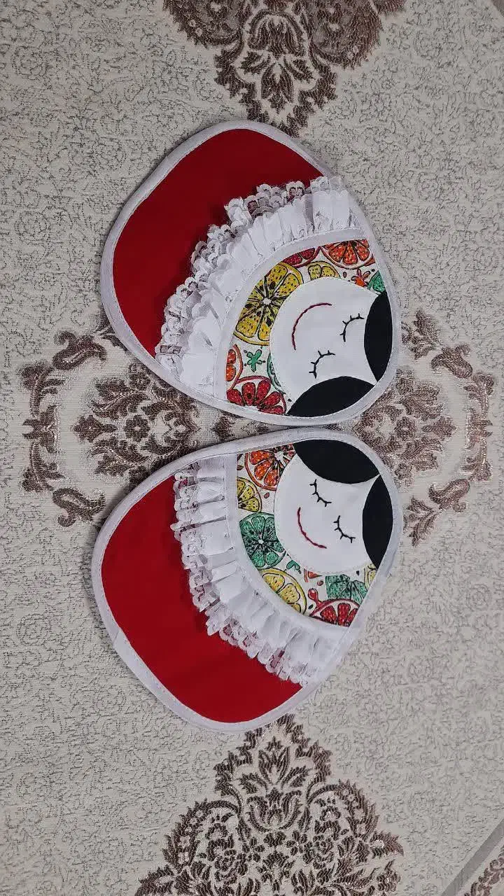 دستگیره طرح ماتروشکا|سفره، حوله، دستمال آشپزخانه|بسطام, |دیوار