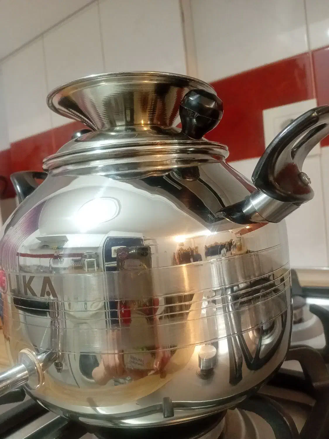 سماور روگازی 4لیتری الیکا|قوری، کتری، قهوه‌ساز دستی|تهران, هفت چنار|دیوار