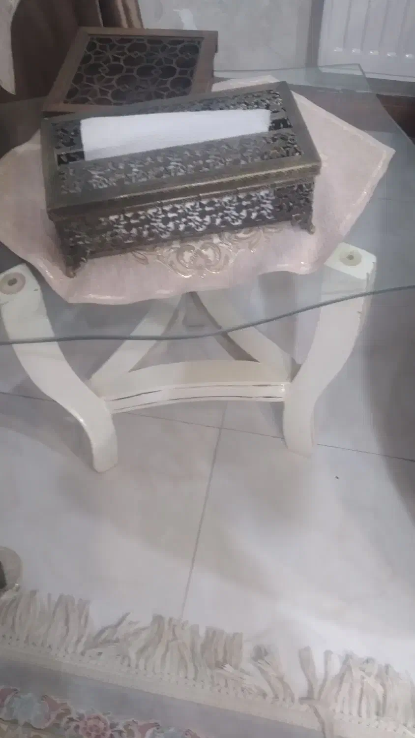 میز عسلی با شیشه|مبلمان خانگی و میز عسلی|هشتگرد, شهرک بعثت|دیوار