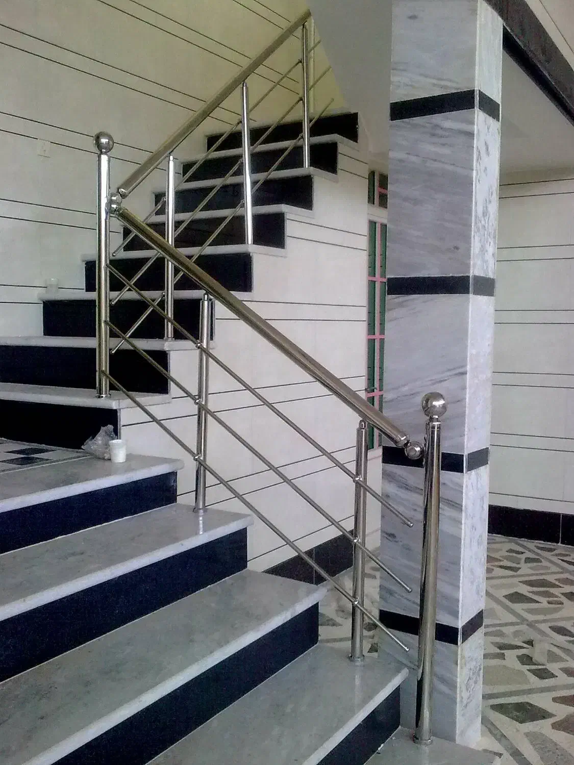 نرده استیل راه پله و بالکن|خدمات پیشه و مهارت|اردبیل, |دیوار