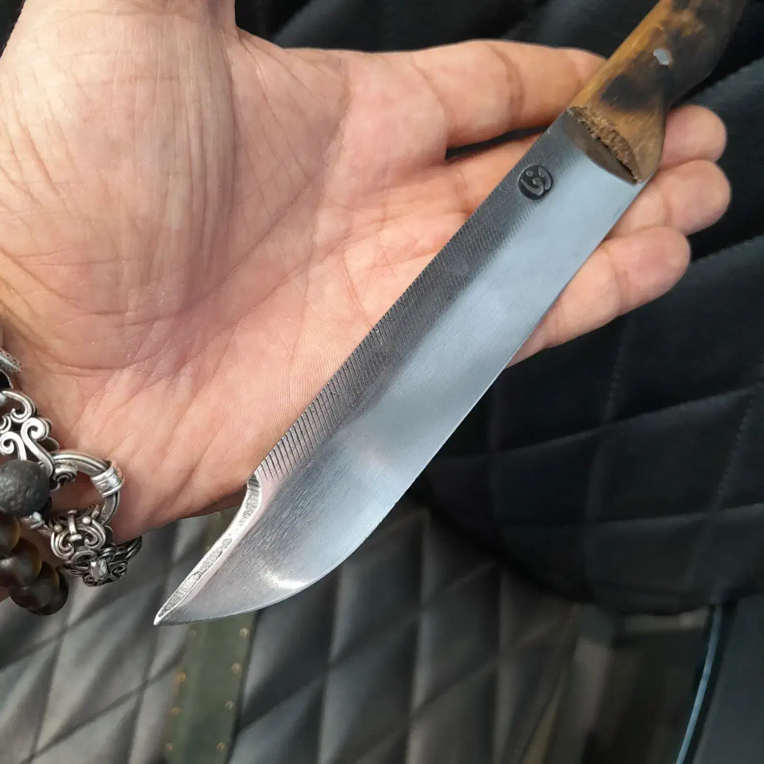 چاقو کارد قدیمی استاد وفا،ساخته شده از سوهان|کلکسیون اشیاء عتیقه|تهران, بهار|دیوار
