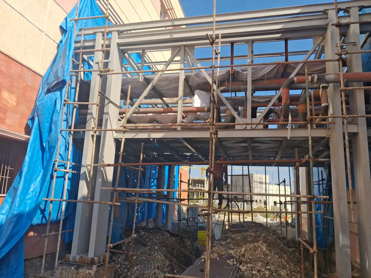 سندبلاست ورنگ امیزی وتمامی کفپوشهای اپوکسی|خدمات پیشه و مهارت|ری, سیزده آبان|دیوار