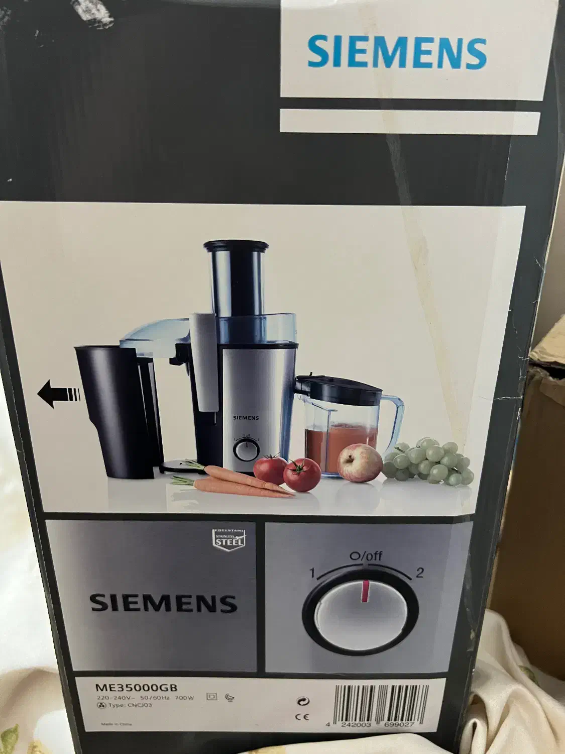 آبمیوه‌گیر زیمنس Siemens مدل ME35000|آبمیوه‌گیر و آب‌مرکبات‌گیر|کرمان, |دیوار