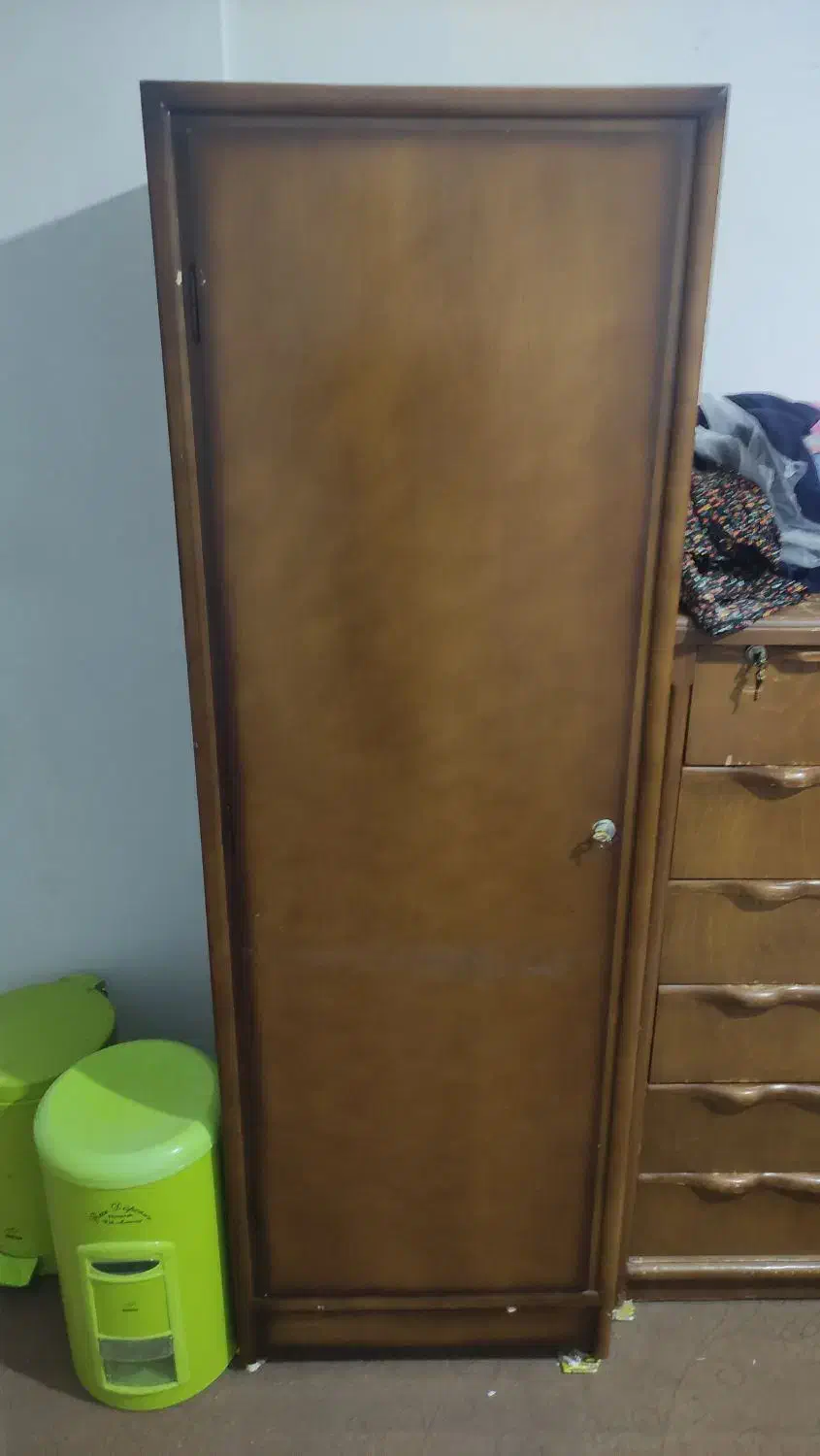 کمد چوبی|جاکفشی، کمد، دراور|قزوین, |دیوار