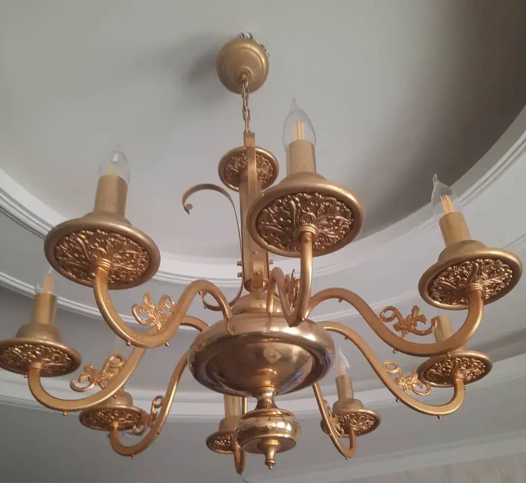 لوستر طرح فرانسوی|لوستر و چراغ آویز|کرج, باغستان|دیوار