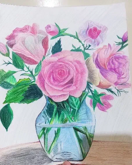 سفارش چهره تکنیک سیاه قلم و مدادرنگی|تابلو، نقاشی، عکس|ری, شهرک نظامی|دیوار