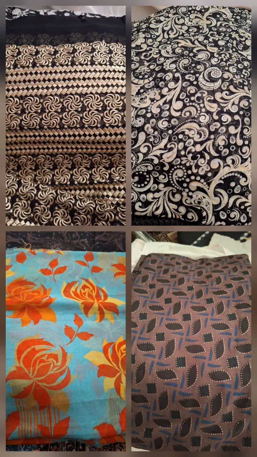 چند قواره چادر و پراهن|لباس|ورامین, ورامین|دیوار