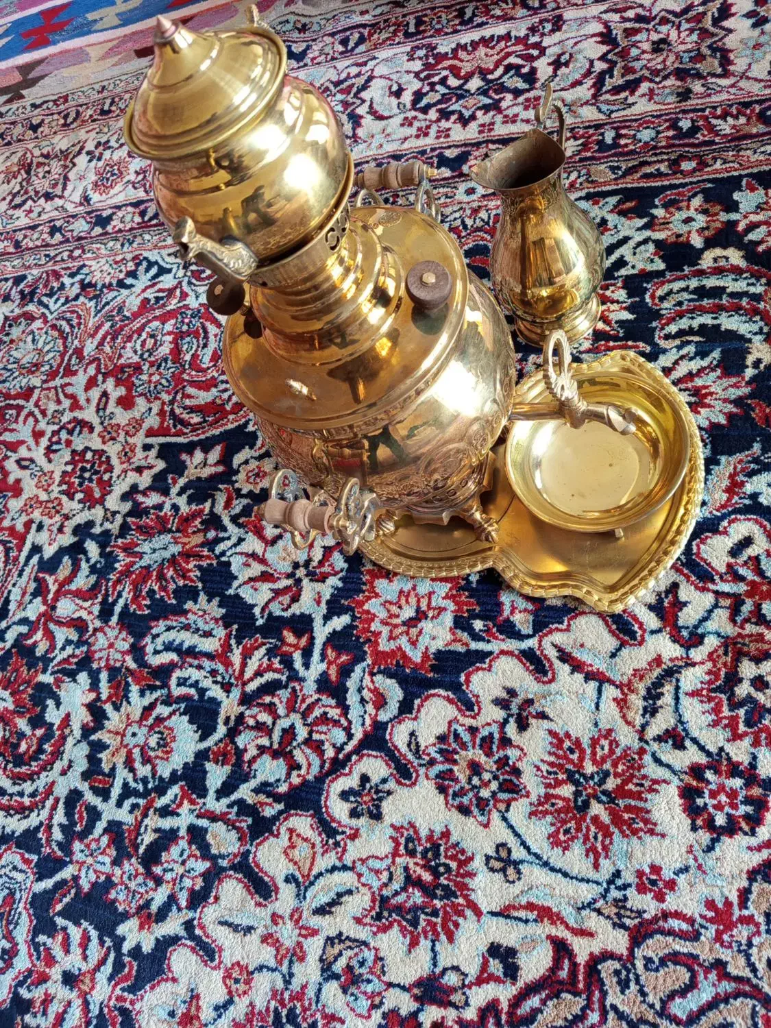 سماور زغالی 3لیتری|کلکسیون اشیاء عتیقه|اهر, |دیوار