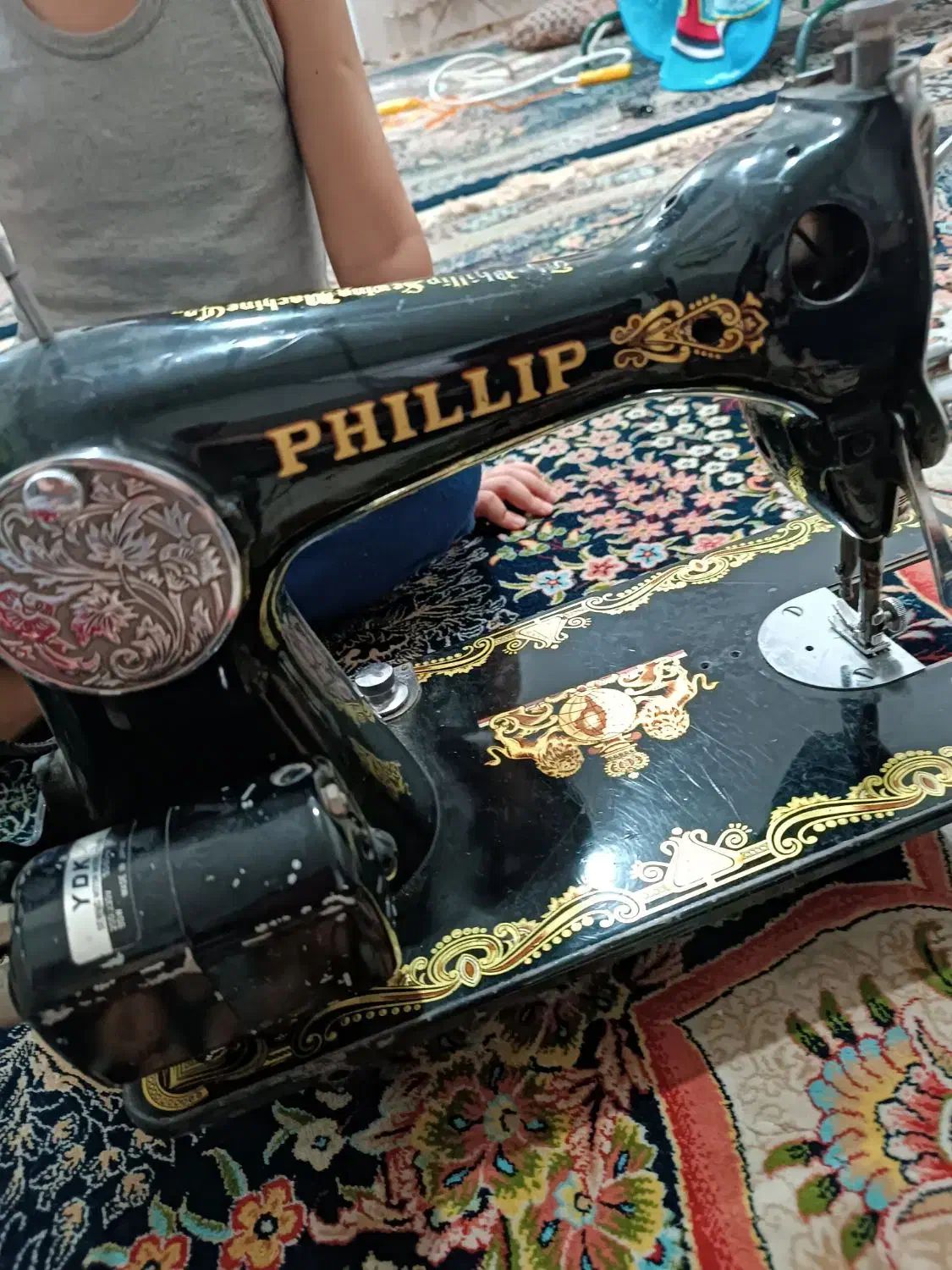 چرم خیاطی همراه باپدال ژاپنی|چرخ خیاطی و ریسندگی|اهواز, کمپلو جنوبی|دیوار