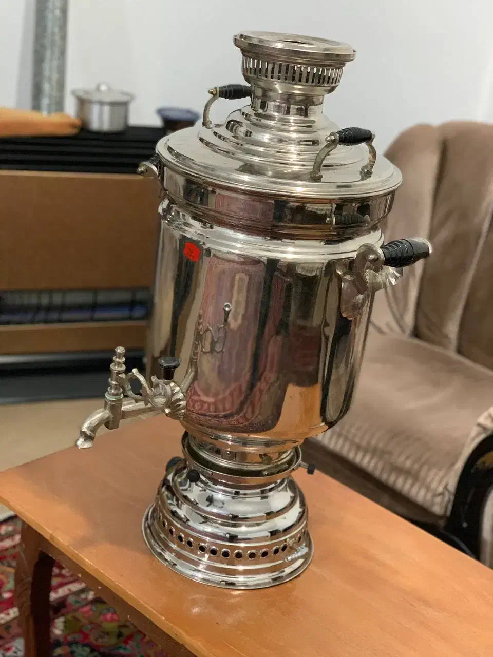 سماور اصل مارک ایران لوکس حسینی|سماور، چای‌ساز، قهوه‌ساز|میاندوآب, |دیوار