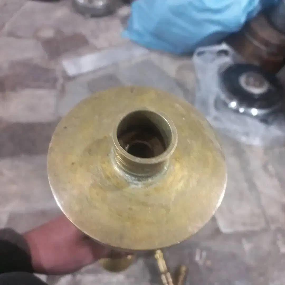 قلیان برنجی عتیقه|کلکسیون اشیاء عتیقه|لنجان, |دیوار