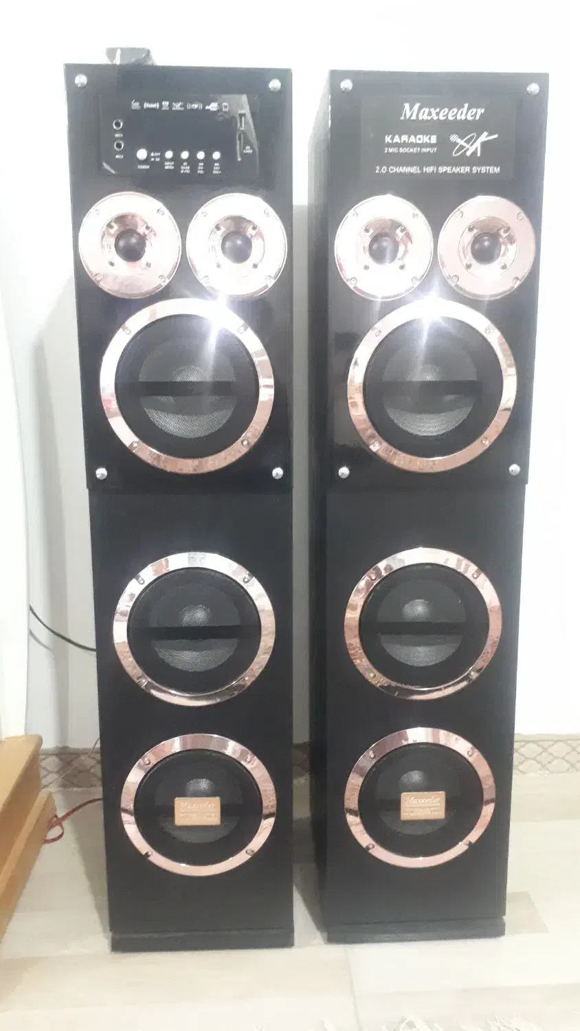 اسپیکر|سیستم صوتی خانگی|بم, |دیوار