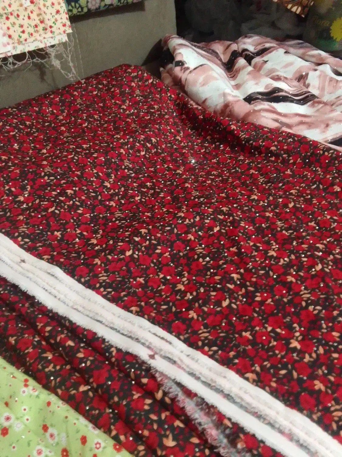 پارچه جنس کرپ نخ وشانتون|لباس|لامرد, |دیوار