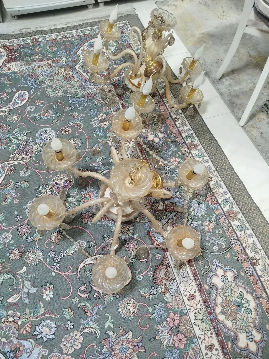 لوستر ۶ شاخه|لوستر و چراغ آویز|تهران, شهرک فردوس (حسینی)|دیوار