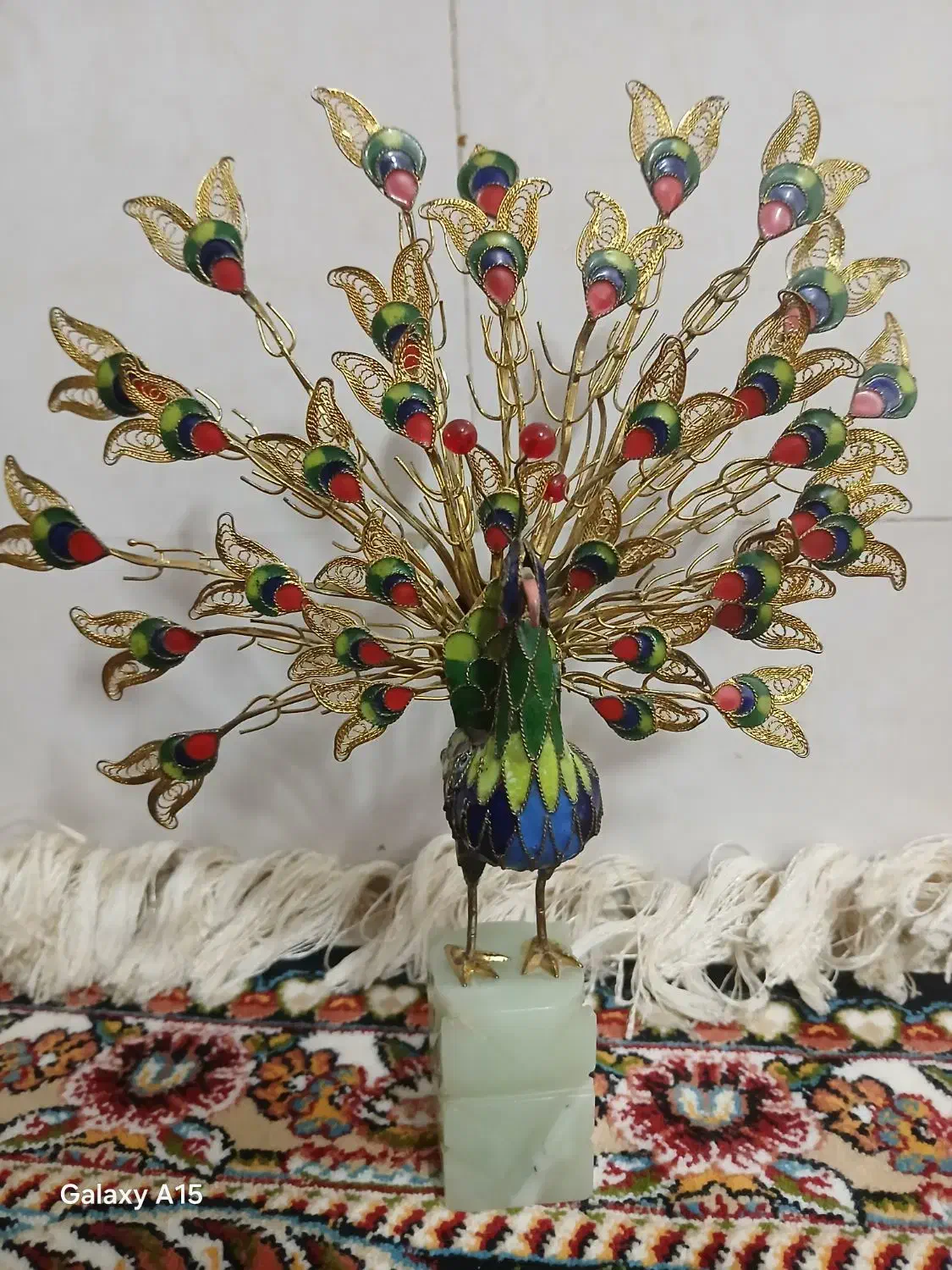 طاووس تزئینی|صنایع دستی و سایر لوازم تزئینی|مشهد, سراب|دیوار