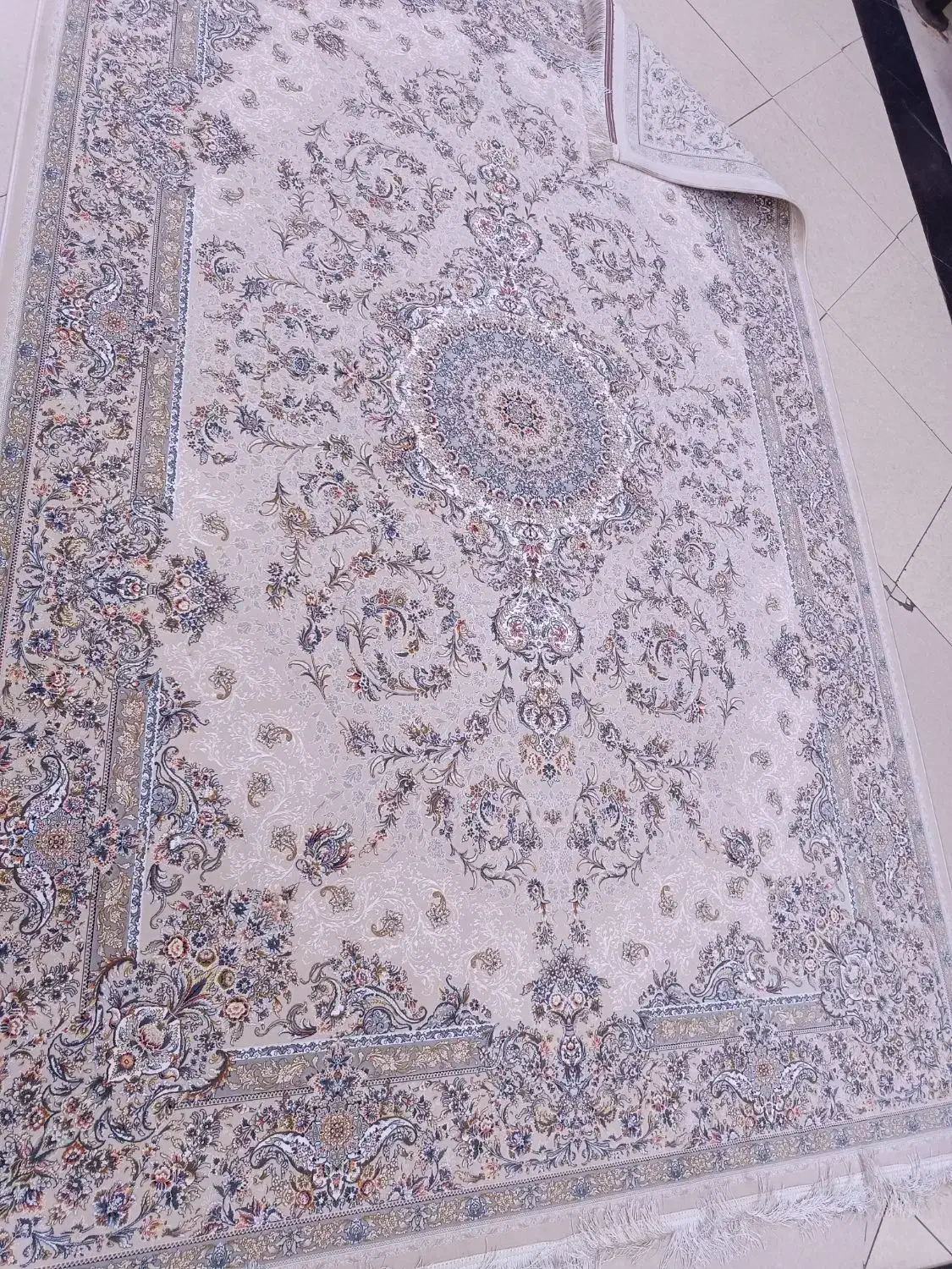 فرش|فرش|آبیک, |دیوار