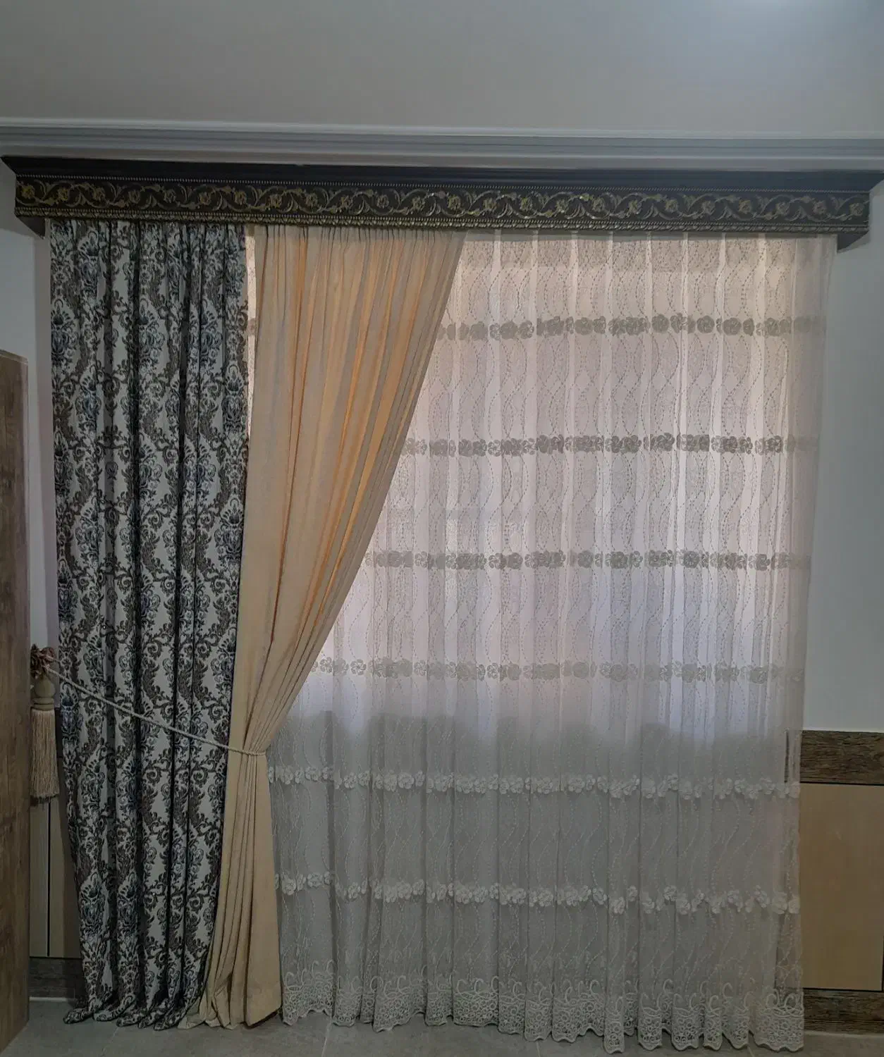 فروش پرده تمیز به دونه پارگی|پرده، رانر، رومیزی|گنبد کاووس, |دیوار