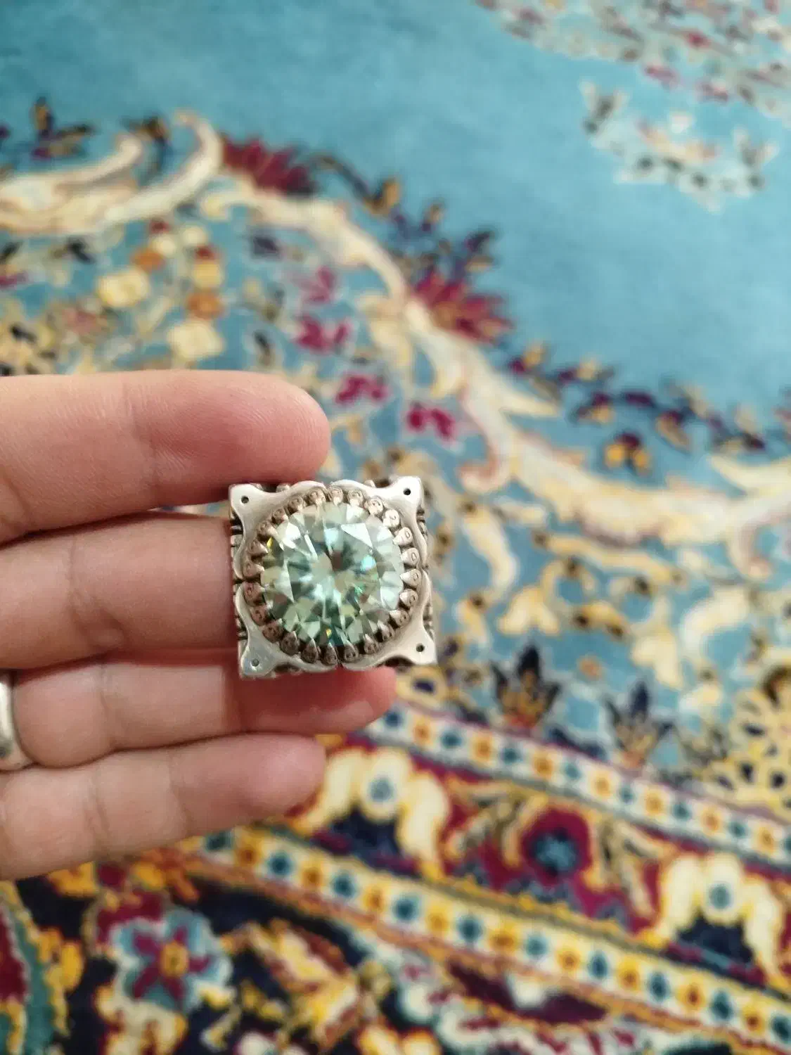 انگشتر موزانایت|جواهرات|میاندوآب, |دیوار