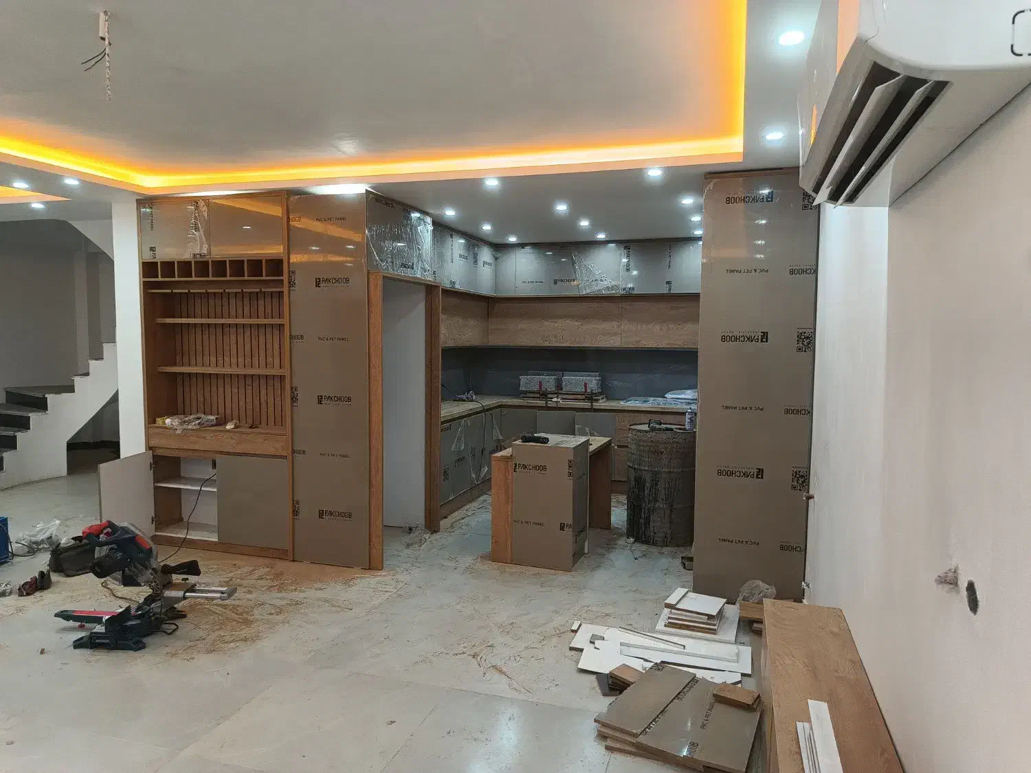 کابینت ،کمد دیواری ، تی وی وال ، جاکفشی و دکور|خدمات پیشه و مهارت|فومن, |دیوار