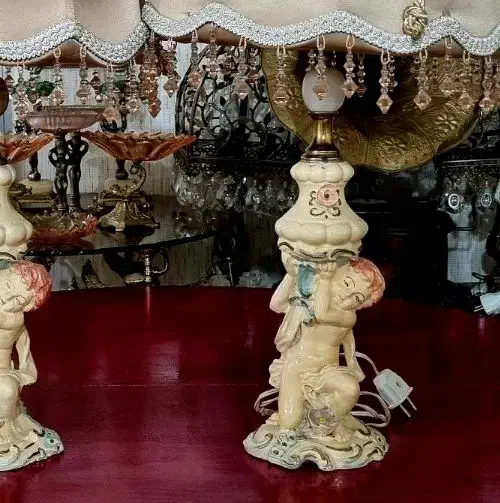 جفت آباژور انتیک|صنایع دستی و سایر لوازم تزئینی|تهران, قصر فیروزه ۲|دیوار