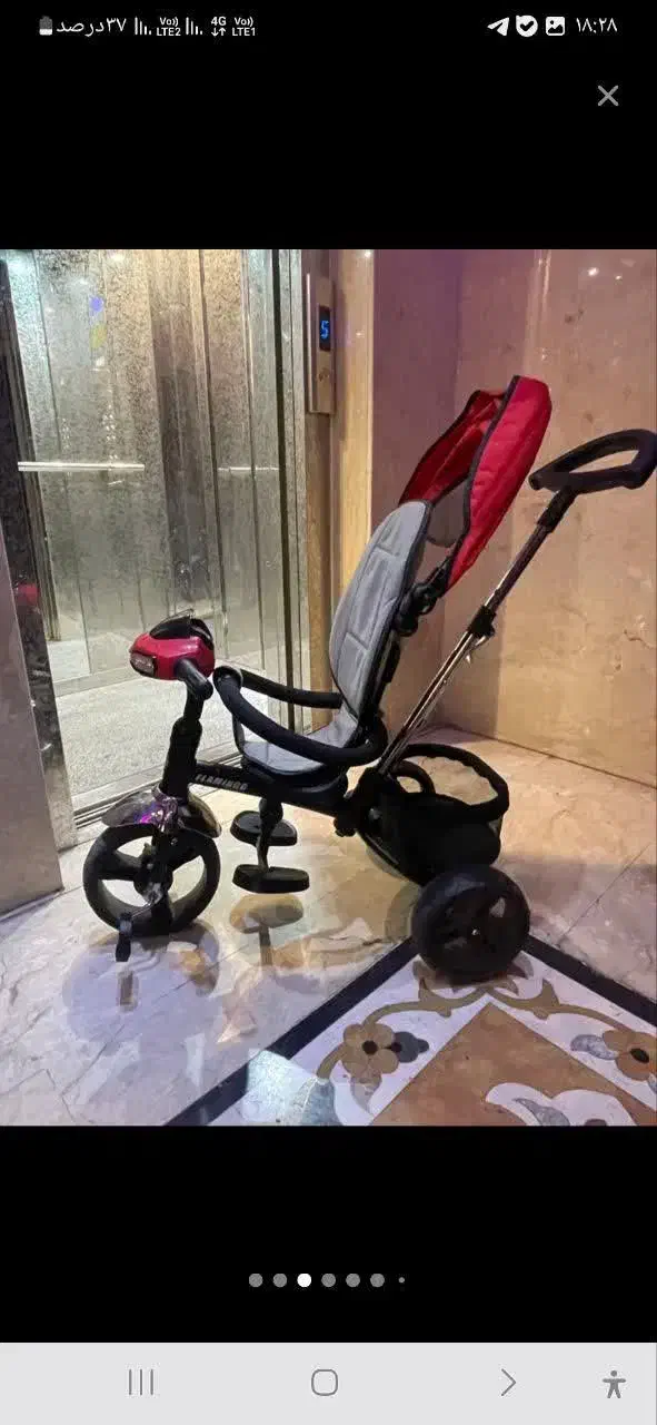 سه چرخه کودک خارجی برند فلامینگو|کالسکه و لوازم جانبی|تهران, ارامنه|دیوار