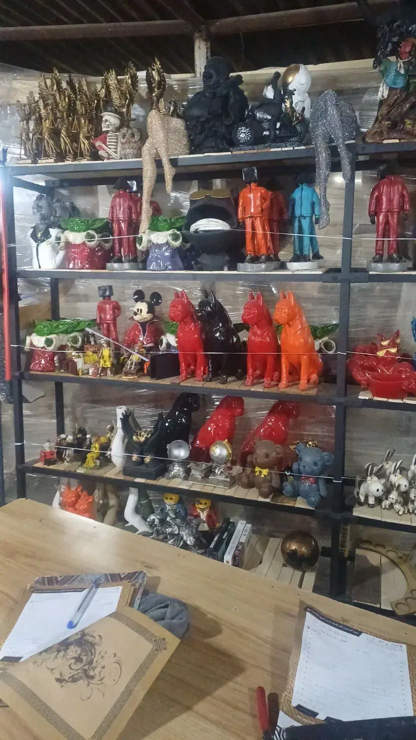 تندیس ماکت مجسمه|مجسمه، تندیس، ماکت|کرج, کلاک پایین|دیوار