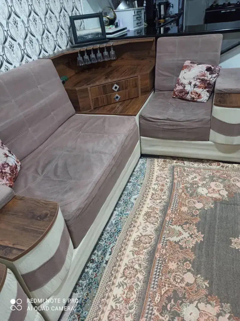 مبل ال زیر تلویزیون|مبلمان خانگی و میز عسلی|عسلویه, |دیوار