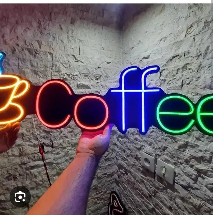 تابلو نئون فلکسی نیون led نئونی برای انواع مشاغل|فروشگاه و مغازه|رشت, ولکس|دیوار