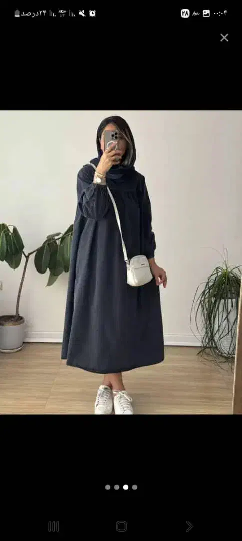 مانتو کفتان جین ذغالی|لباس|شاهین‌شهر, سعدی جنوبی|دیوار