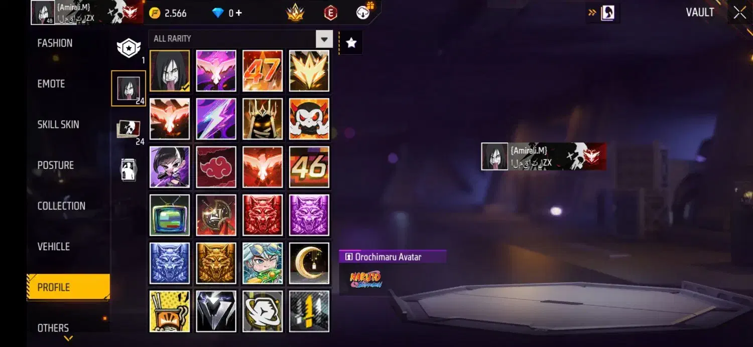 اکانت فیری فایر|کنسول، بازی ویدئویی و آنلاین|رشت, پسیخان|دیوار