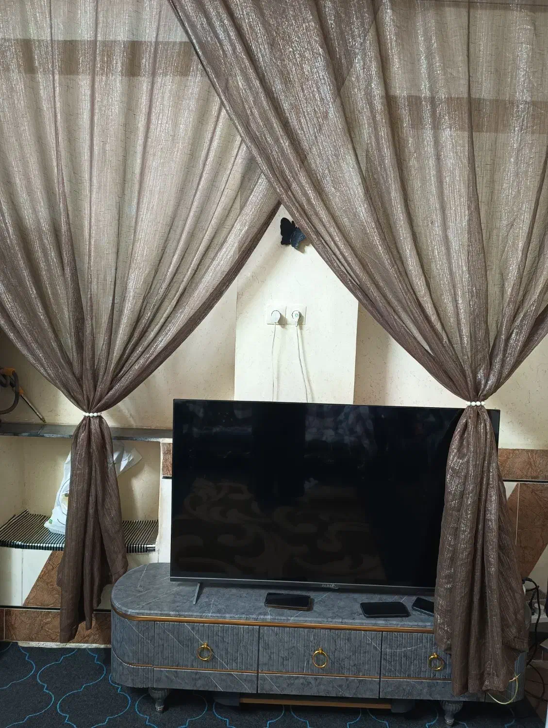 پرده|پرده، رانر، رومیزی|اهواز, کوی طلاب|دیوار