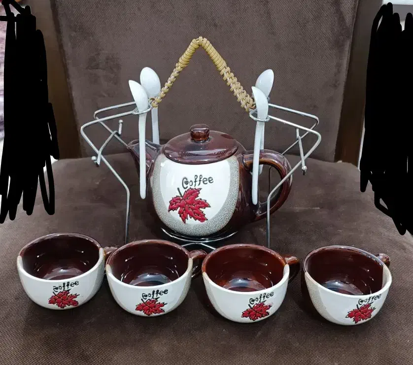 ست قوری و فنجان قهوه و چای|ظروف سرو و پذیرایی|شیراز, مسلم|دیوار