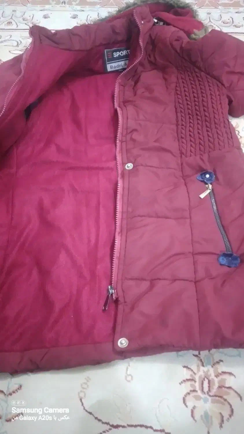 کاپشن زرشکی مناسب سنین ۷ تا ۹ سال|لباس|پردیس, فاز ۱|دیوار