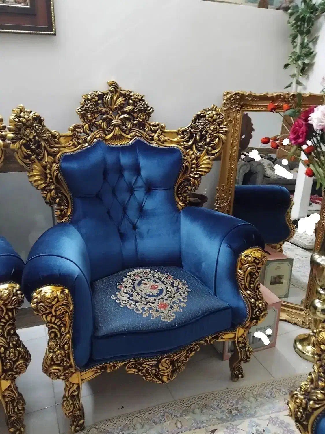 مبل ناهارخوری سلطنتی تمام چوب راش مبل راحتی چستر|مبلمان خانگی و میز عسلی|ملایر, |دیوار