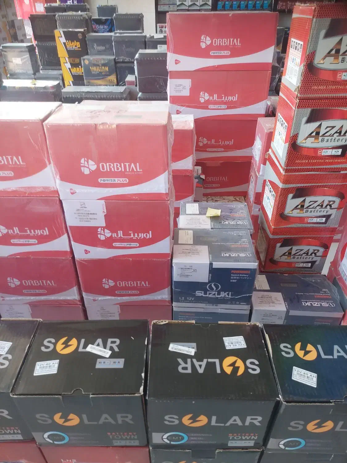 پیک اماداد انواع باطری ماشین  در استان قم|قطعات یدکی و لوازم جانبی|قم, باغ شازده|دیوار