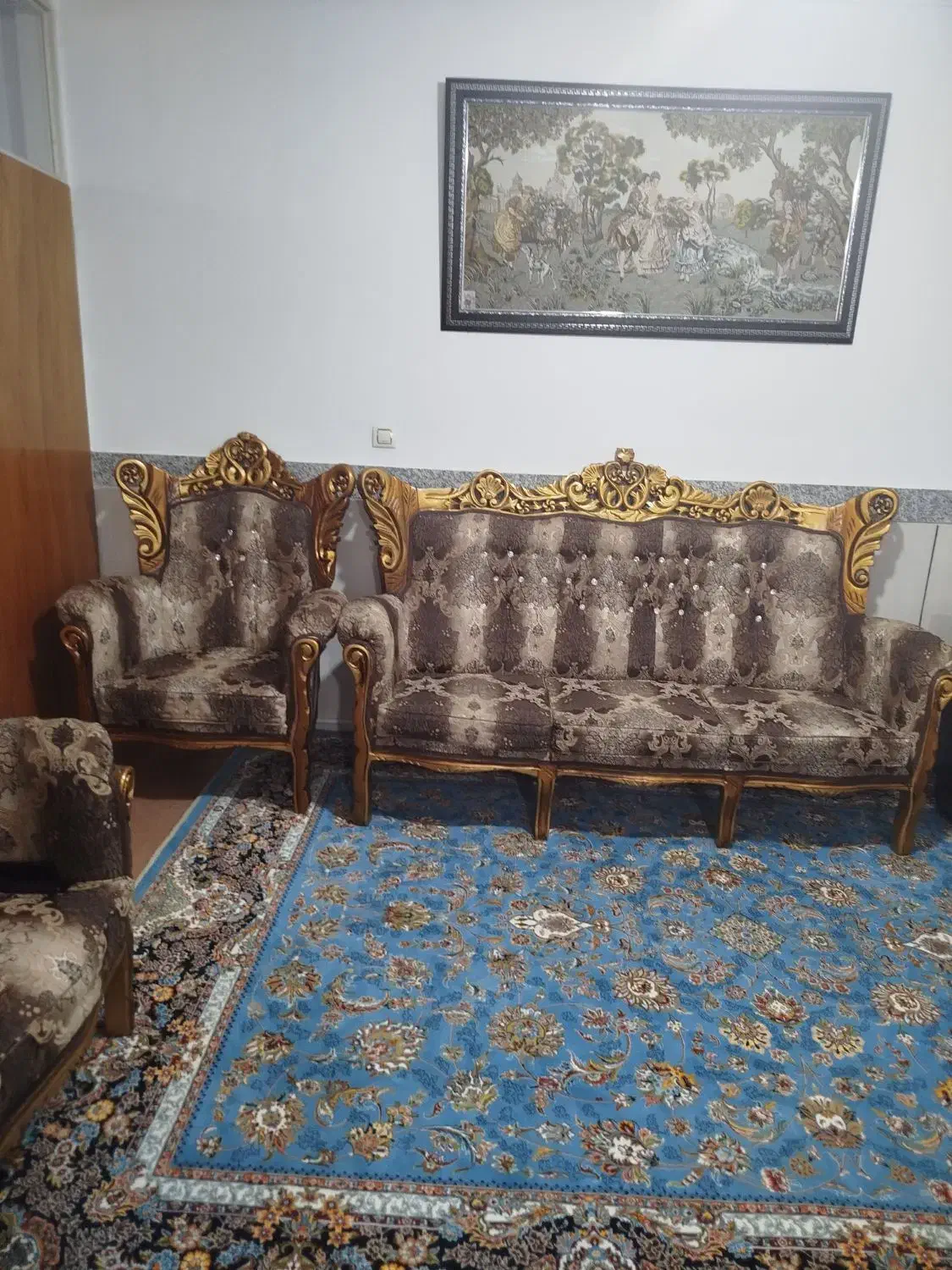 مبل ۷نفره کاملا سالم|مبلمان خانگی و میز عسلی|خرمدره, |دیوار