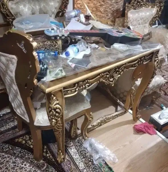 میز نهار خوری سلطنتی۴نفره|میز و صندلی غذاخوری|تهران, سبلان (لشگر)|دیوار