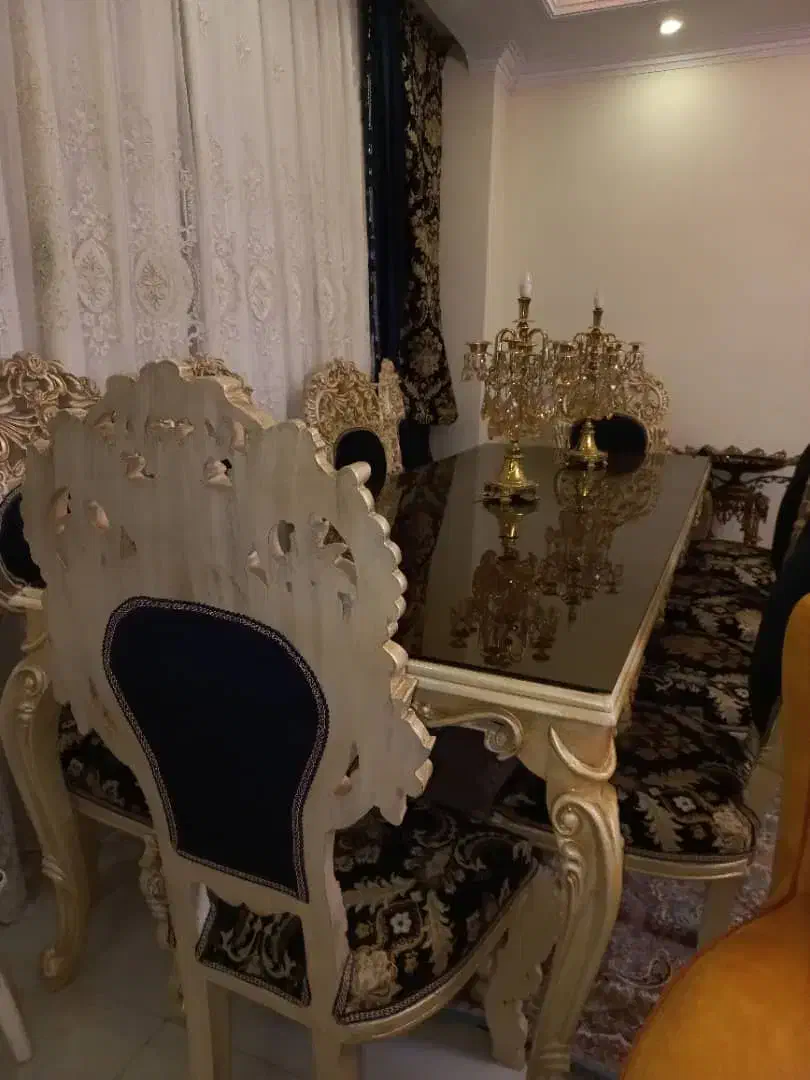 میز ناهار خوری ۸نفره در حد نو|میز و صندلی غذاخوری|تهران, کوی بیمه|دیوار