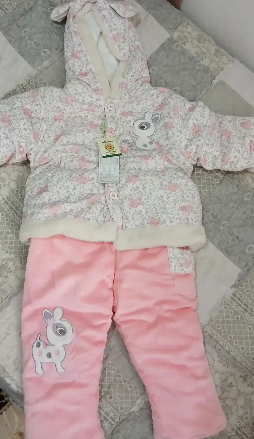 کاپشن شلوار مخمل دخترانه وارداتی شیک و کاملا نو|کفش و لباس بچه|مشهد, هنرور|دیوار