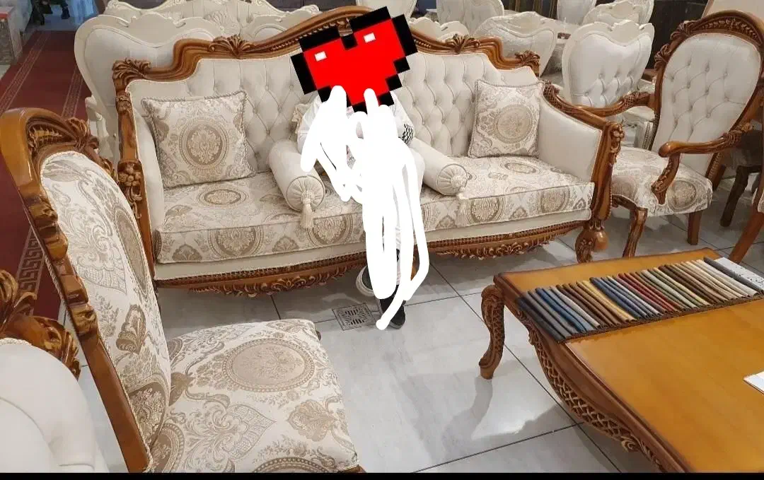 ست مبلمان سلطنتی فرانسوی ۹ نفره و غذاخوری ۶ نفره|مبلمان خانگی و میز عسلی|تهران, شهرک پاسداران|دیوار